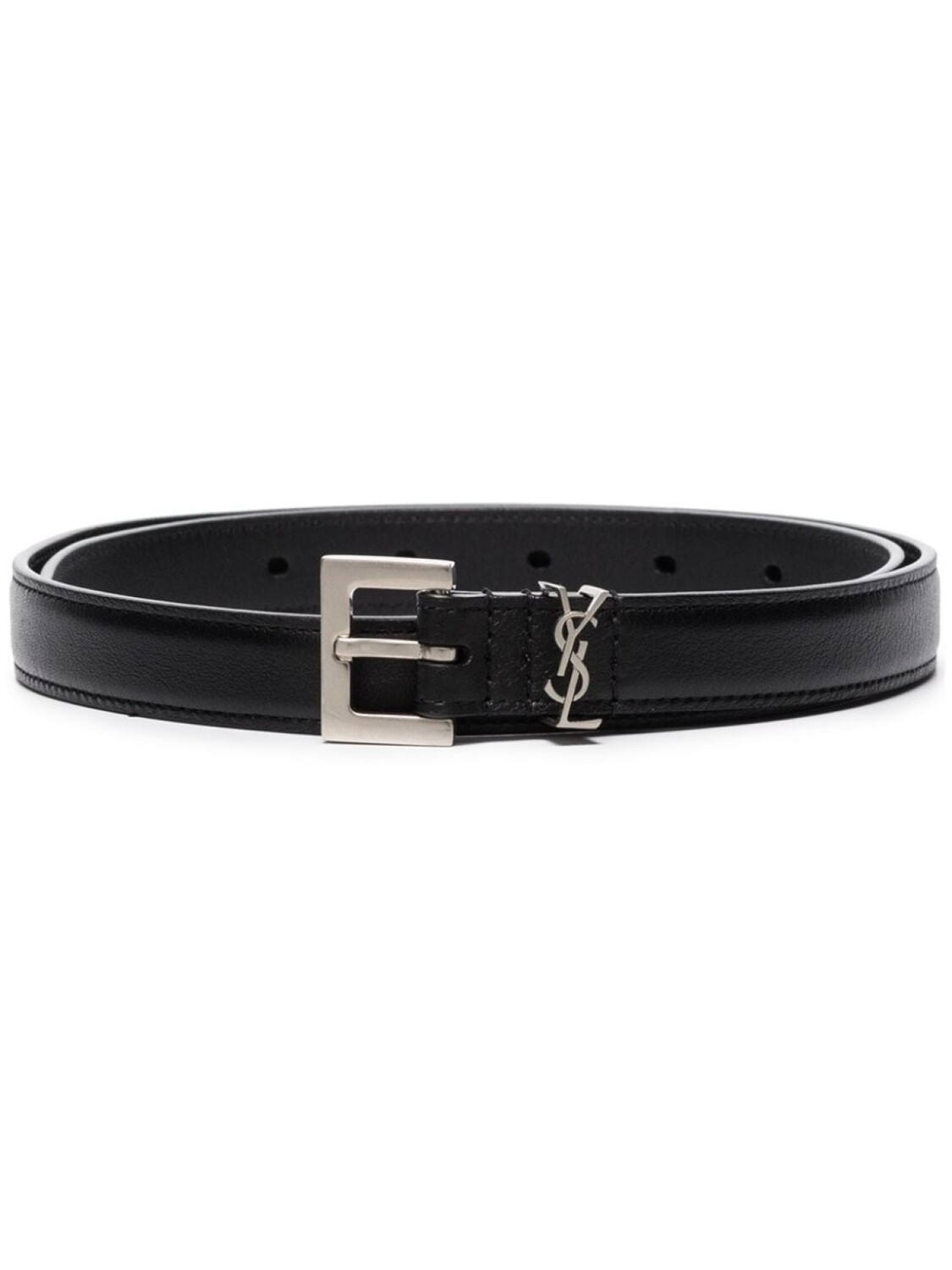 

Saint Laurent ремень с монограммой, черный