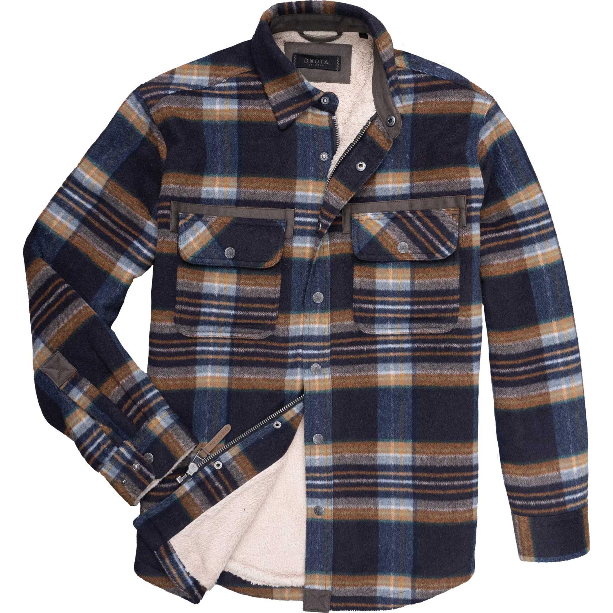 

Мужская фланелевая куртка Burke Dakota Grizzly, Arctic Mist