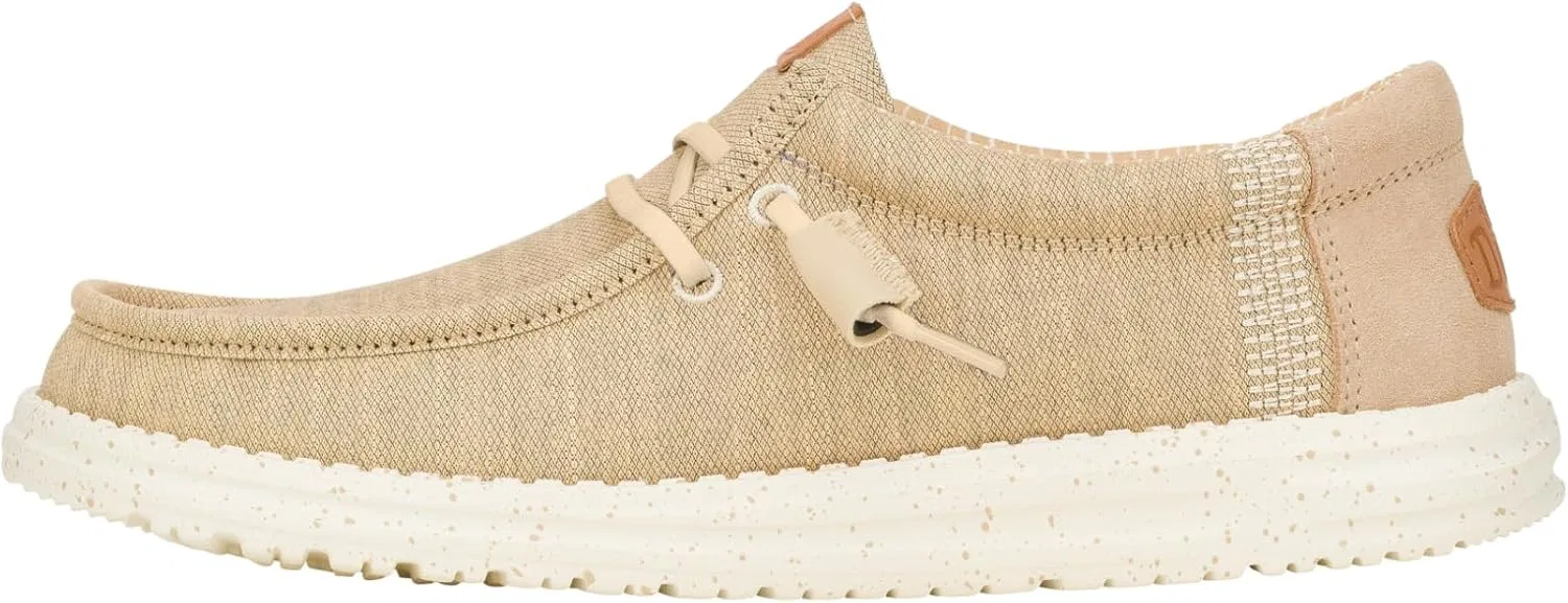 Мужские слипоны Heydude Wally Elevated Basics в стиле мокасин, Khaki White