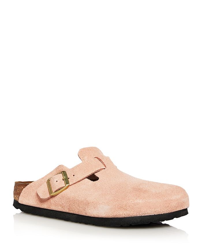 Женские замшевые сабо Boston Birkenstock