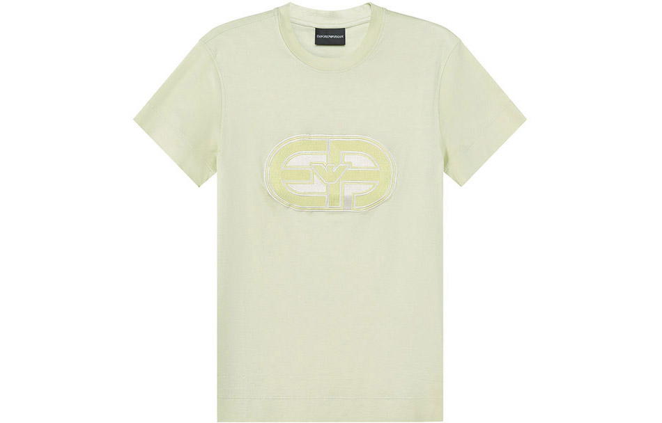 

EMPORIO ARMANI Футболка мужская светло-зеленая, Зеленый, EMPORIO ARMANI Футболка мужская светло-зеленая