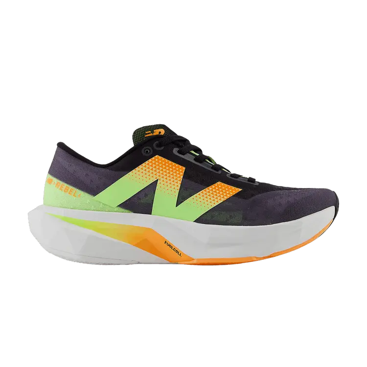 

Кроссовки New Balance Wmns FuelCell Rebel v4 Wide Black White Peach, черный