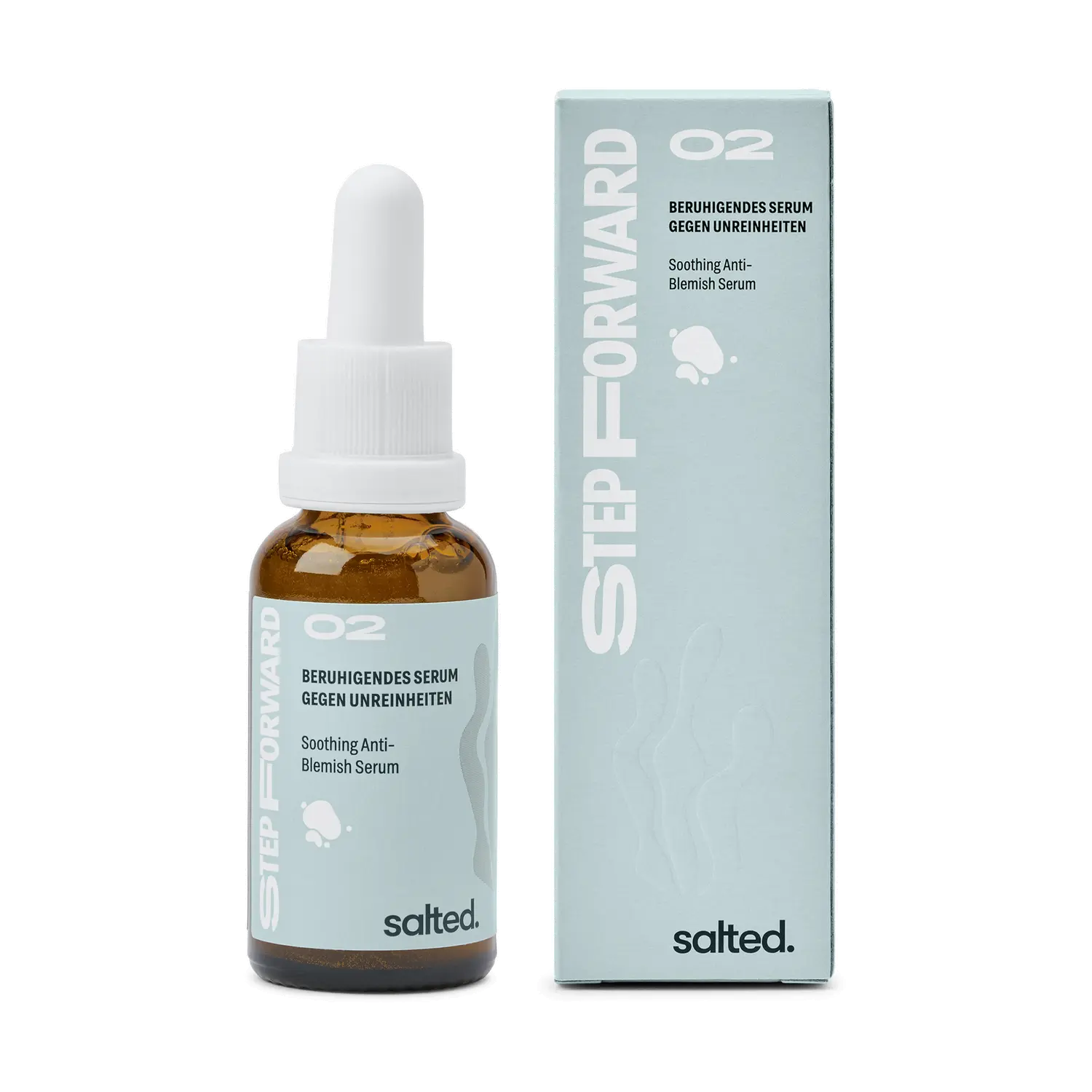 

Сыворотка для лица beruhigendes serum gegen unreinheiten ohne duft Salted, объем 0.03 л.
