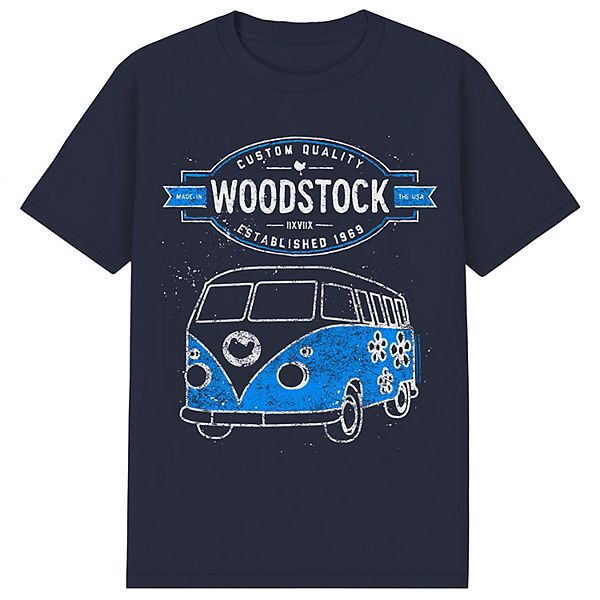 

Мужская футболка с принтом Woodstock Van Licensed Character