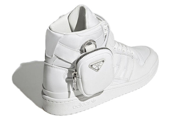 Кроссовки prada x originals унисекс форум high re нейлоновые кроссовки Adidas, белый — фото 4