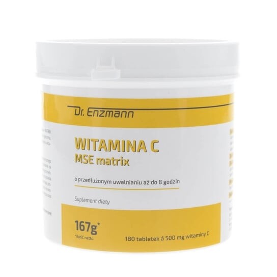 

Доктор Enzmann, Матрица витамина С MSE 500 мг, 180 таблеток Mito Pharma