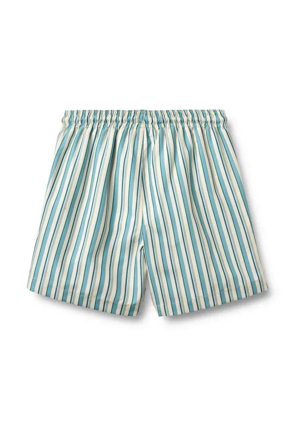 Плавки Hansi badge swimming shorts, пшеничный, аква-полоска — фото 2