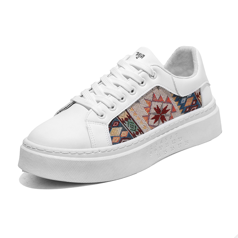 

Амортизирующие износостойкие низкие мужские кроссовки для скейтбординга NANJIREN, White