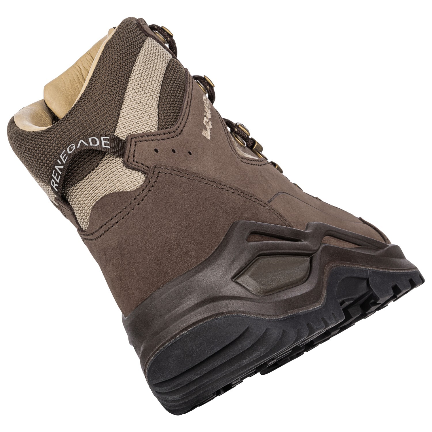 Женские ботинки Lowa Women's Renegade Evo LL Mid трекинговые на шнуровке, серый — фото 4