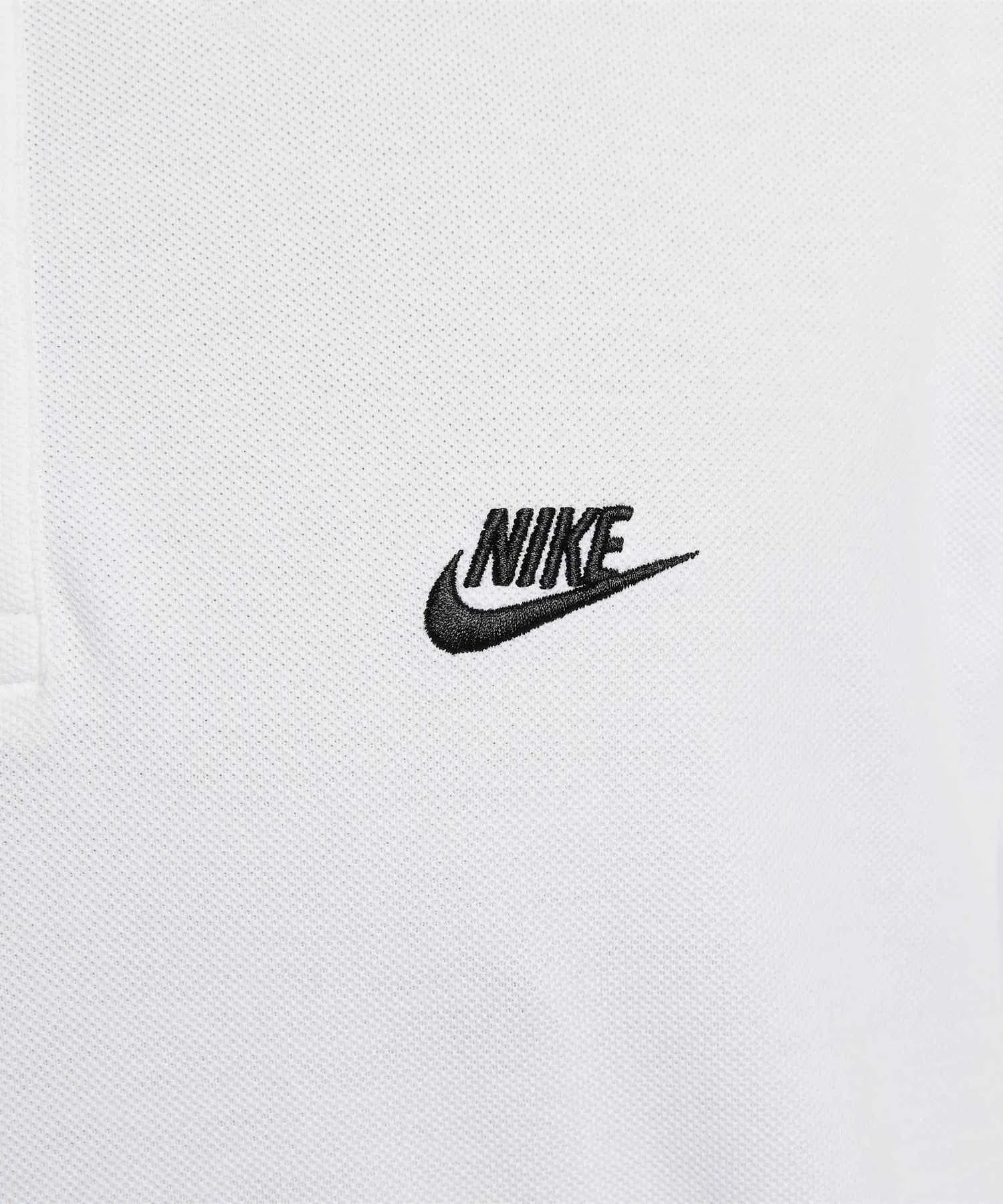 Мужская поло-рубашка Nike Club с коротким рукавом FN3895-100, белая. — фото 3