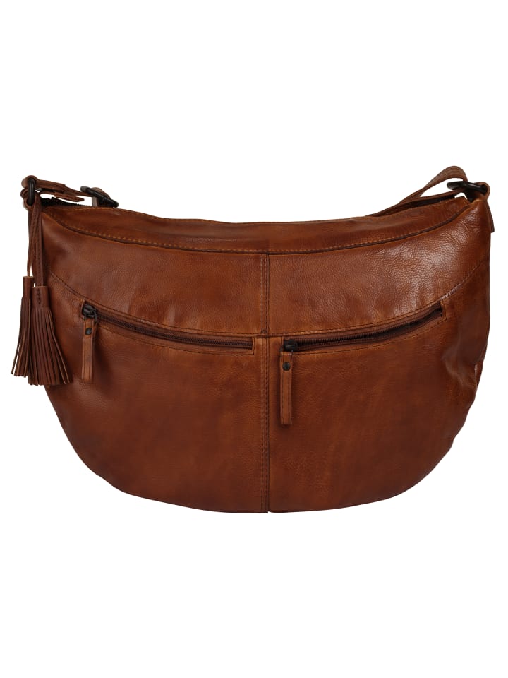 

Сумка через плечо коньячного цвета SPIKES & SPARROW