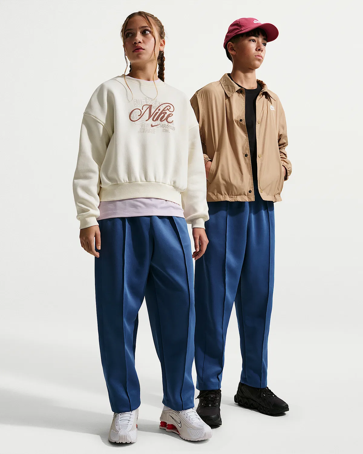 Детские штаны Nike Sportswear Collection из политрикотажа, Mystic Navy/Black/Mystic Navy