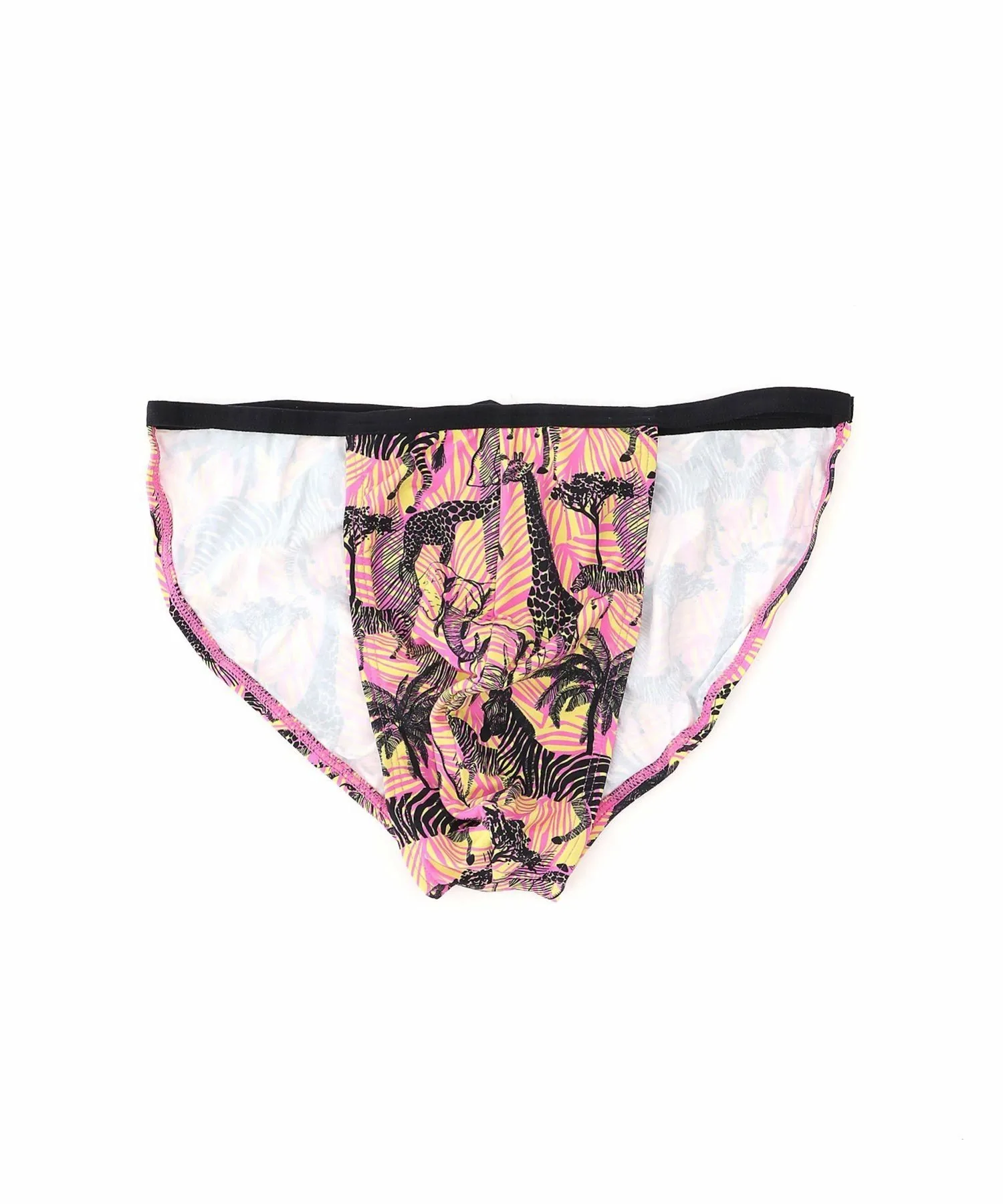 HOM ASIA Tanga Brief print EMPORIO ARMANI, Yellow Print