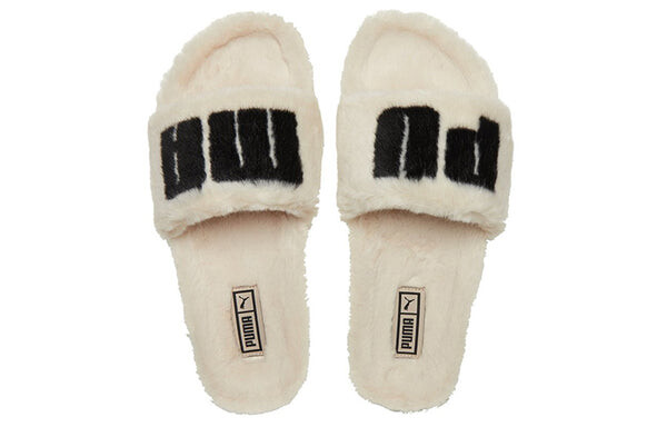 Тапочки leadcat 2.0 fuzz 'cream white' Puma, белый — фото 4