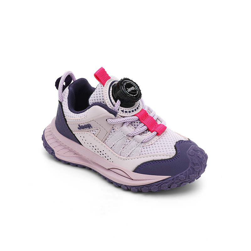Кроссовки Running Collection Slip Resistant, Abrasion Resistant, Lightweight, Cushioning, Height Increasing, Quiet Low top Jeep, розовый фиолетовый — фото 3