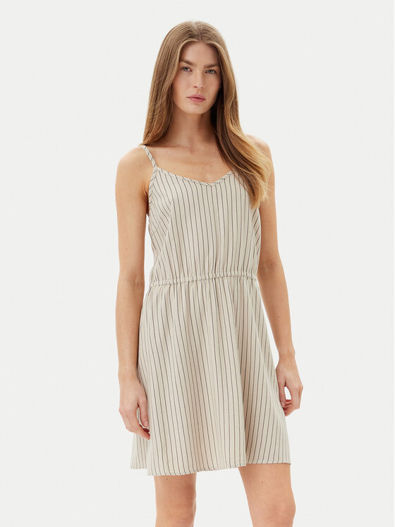 

Летнее платье стандартный крой Mymilo 10303689 Vero Moda, бежевый