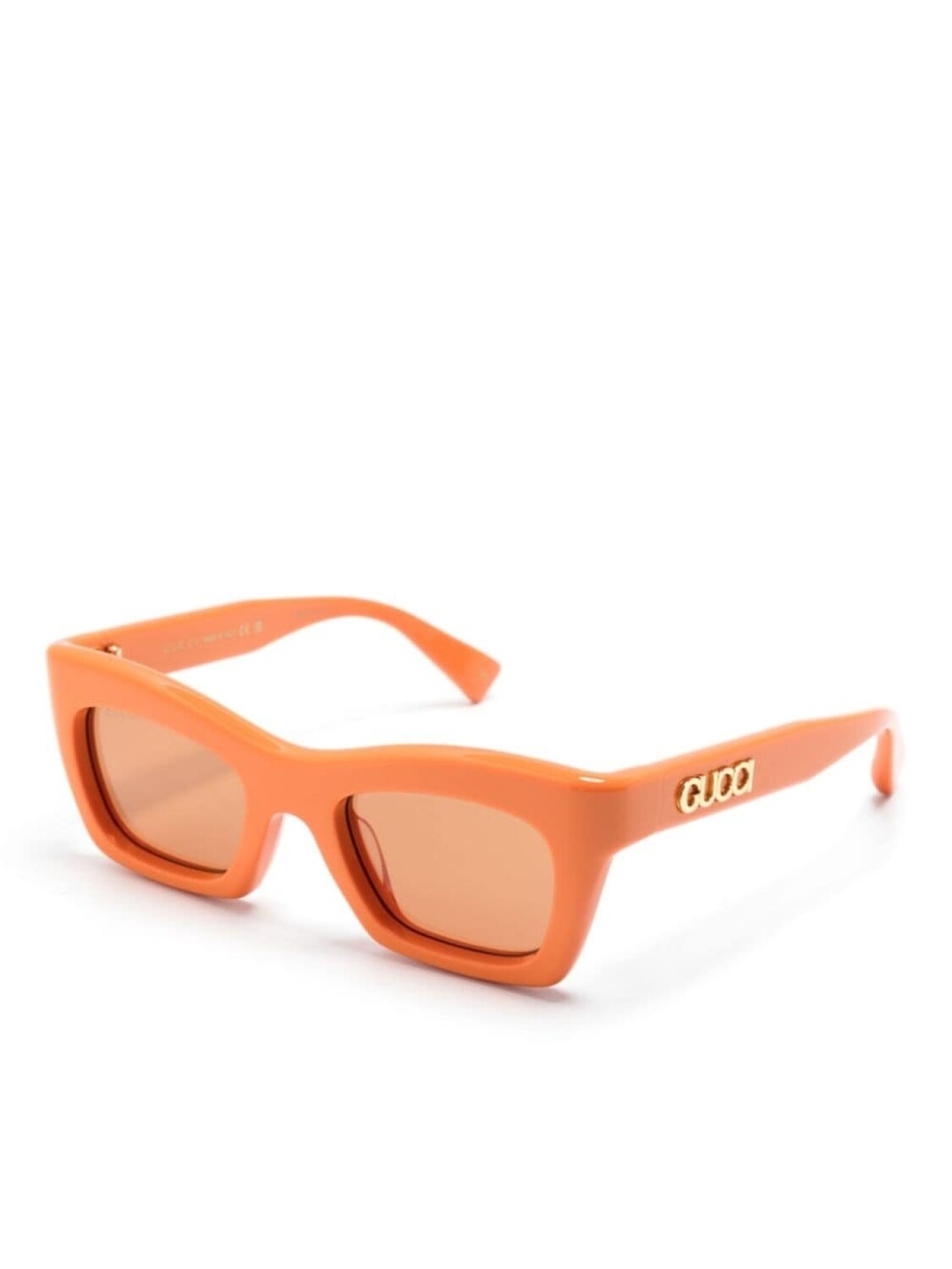 Солнцезащитные очки GG1773S в оправе 'бабочка' Gucci Eyewear, оранжевый — фото 2