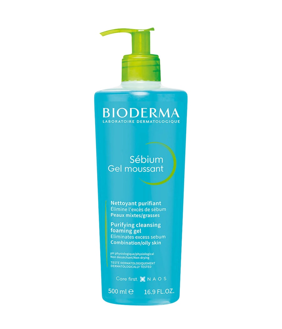 

Очищающий гель Bioderma Sébium Gel moussant Sanft klärendes Reinigungsgel, 500 ml