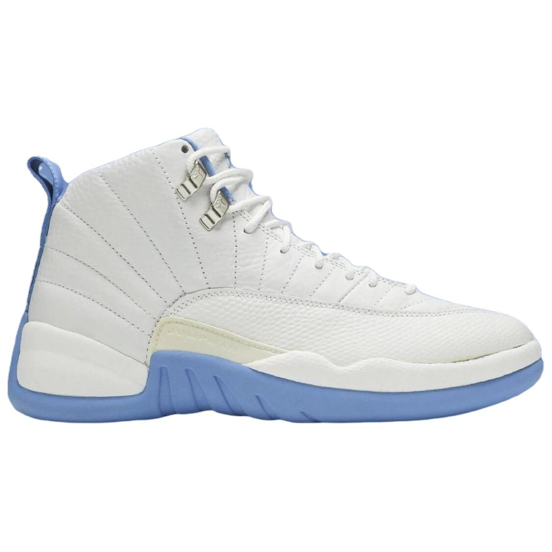 Кроссовки Air Jordan 12 Vintage Basketball Shoes Men High-top White, белый — фото 2