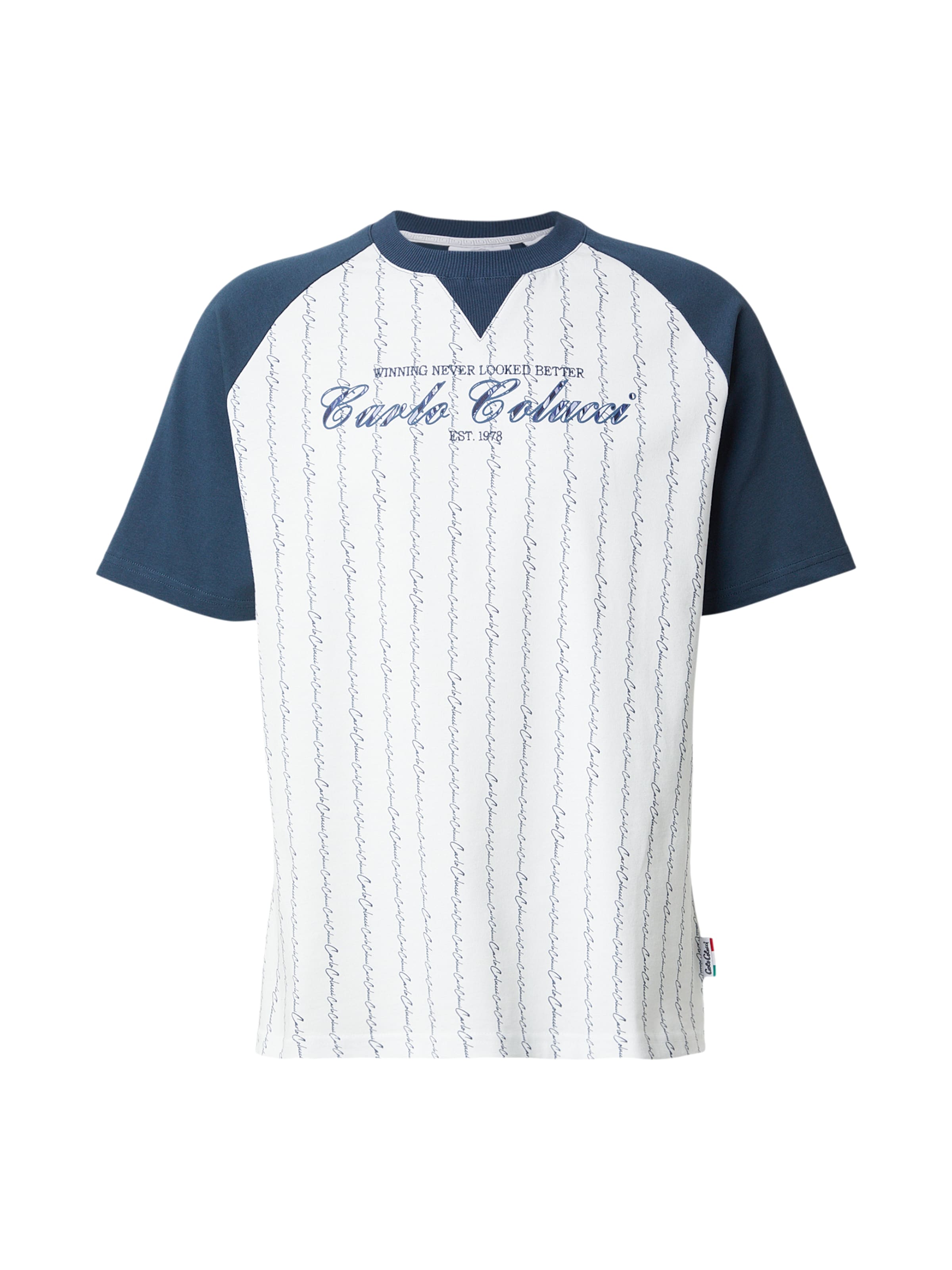 

Carlo Colucci Футболка 'Fara' в белом цвете