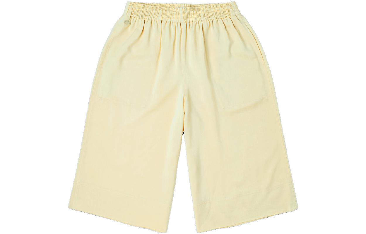 

LACOSTE Повседневные шорты женские бежево-желтые
