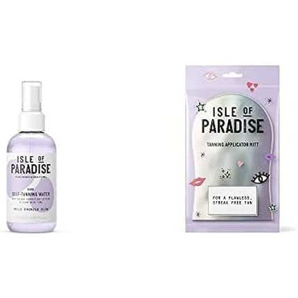 

Средство для автозагара Isle of Paradise Fake Tan Set Water 200ml Dark & Mitt Hydrating Self Tanning Water Natural Ingredients & Vegan