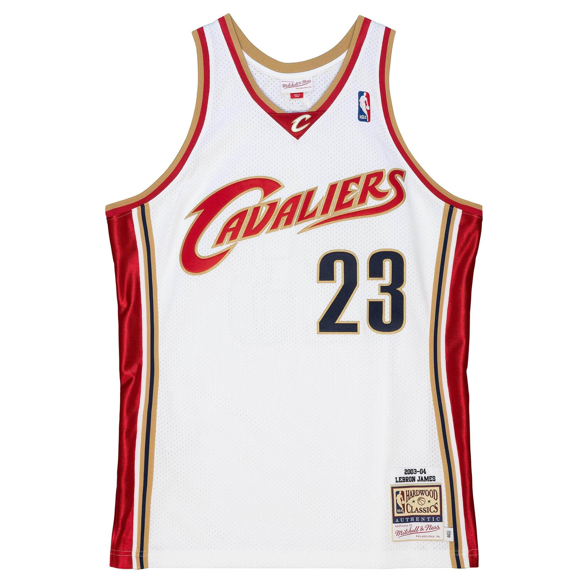 

Оригинальная майка Mitchell & Ness «NBA Cleveland Cavaliers 03 LeBron James» Mitchell Ness, White-Box