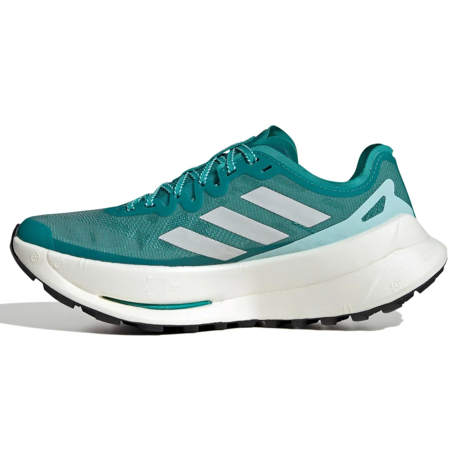 Женские кроссовки для трейлраннинга Terrex Agravic Speed Ultra adidas, Pure Teal/Grey One/Semi Flash — фото 2