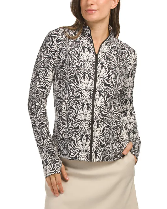 

Активная куртка на молнии Tommy Bahama, цвет Palm Stamp