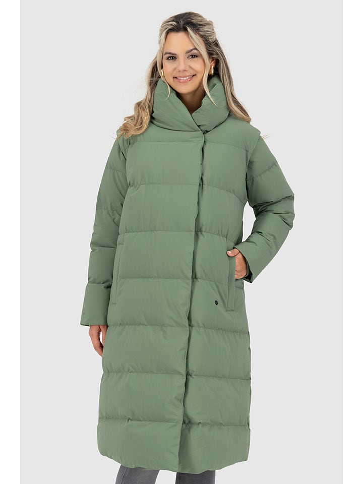 

Alife and kickin Зимнее пальто "FleurAK" зеленого цвета