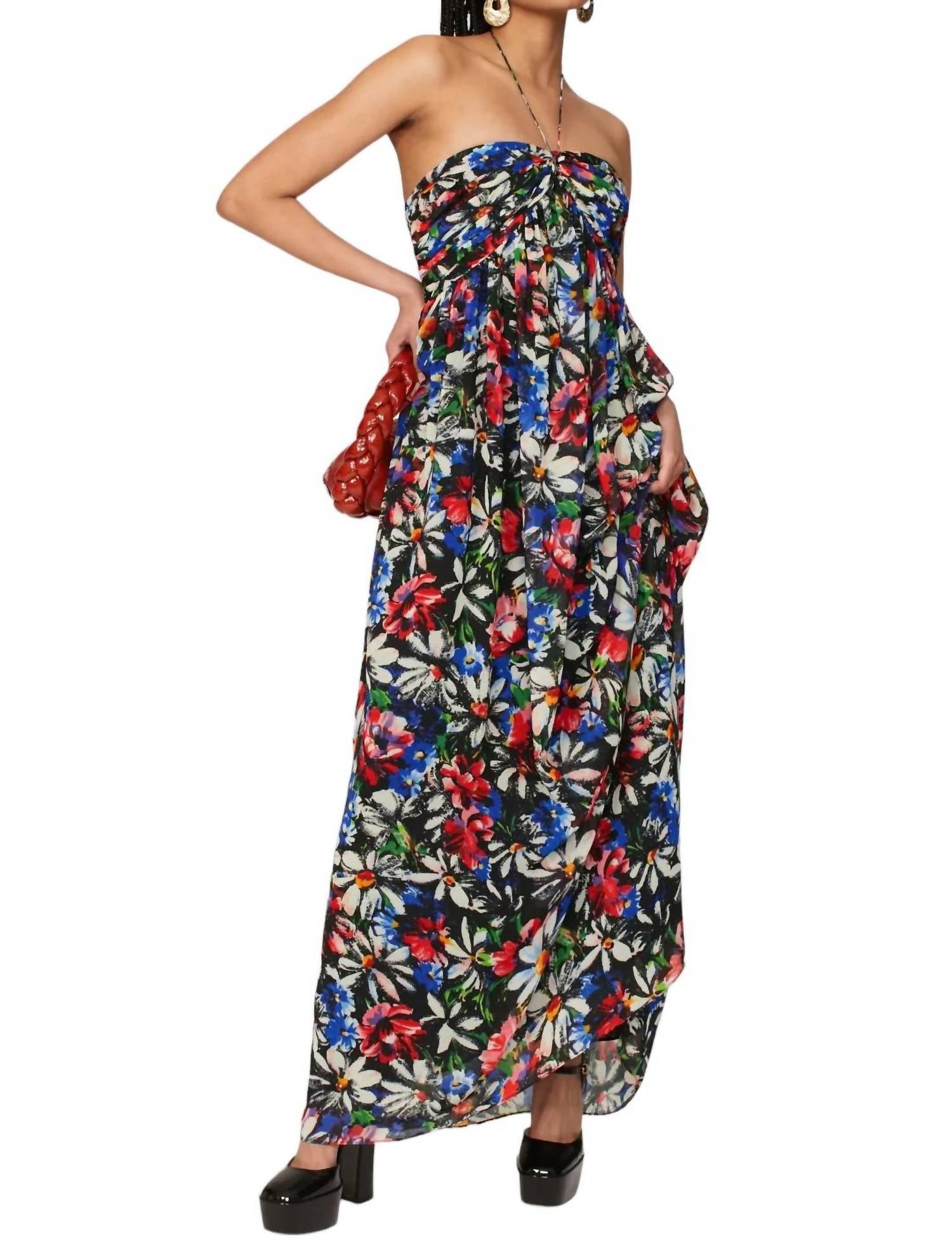 

Платье Avril в цветочек Midnight RONNY KOBO, цвет midnight floral
