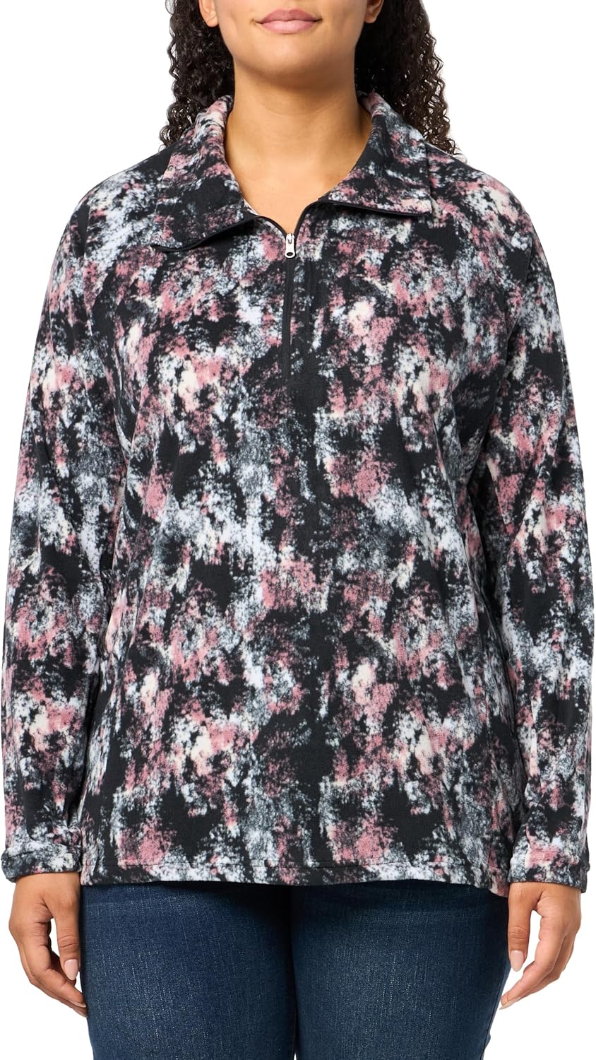 

Женская толстовка Columbia Glacial Iv с принтом и застежкой-молнией на половину длины, Snowdrift Timberwild