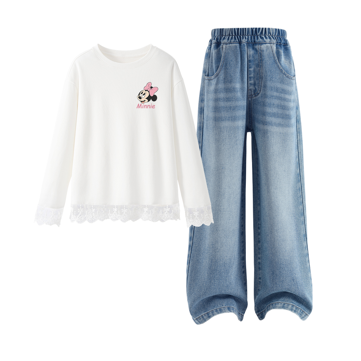 

Детская повседневная спортивная одежда Disney, светло-голубой