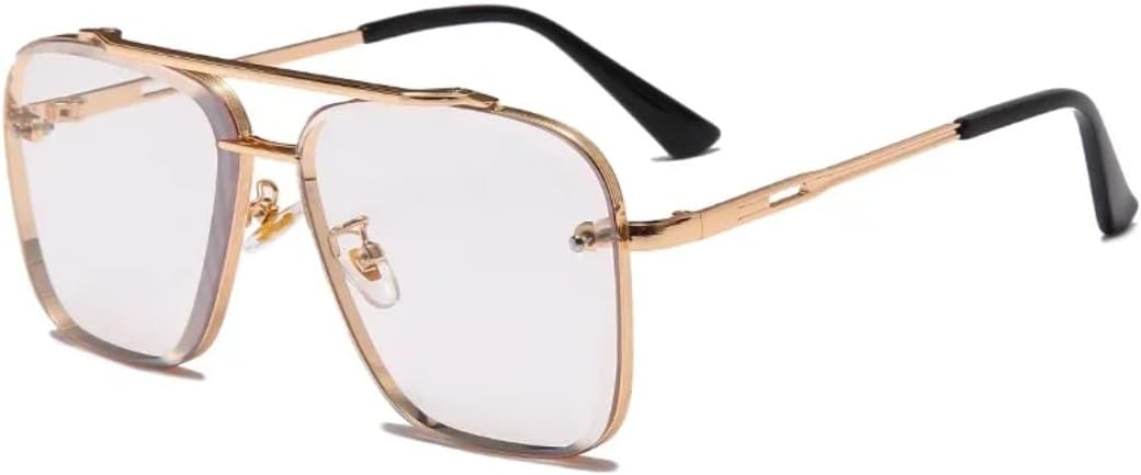 

Классические солнцезащитные очки для мужчин, стильные, винтажные, роскошный дизайн, металлические солнцезащитные очки для женщин, защита от УФ-излучения UV400 SZVVBKK, 03