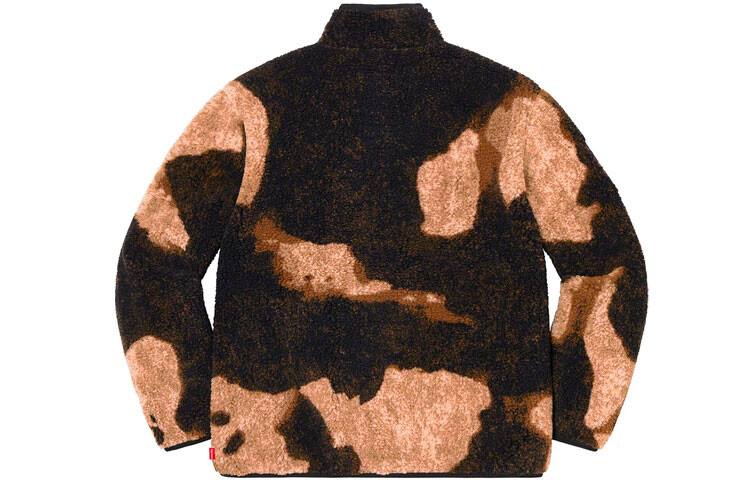Бархатная куртка унисекс Supreme, Черно-коричневый — фото 3