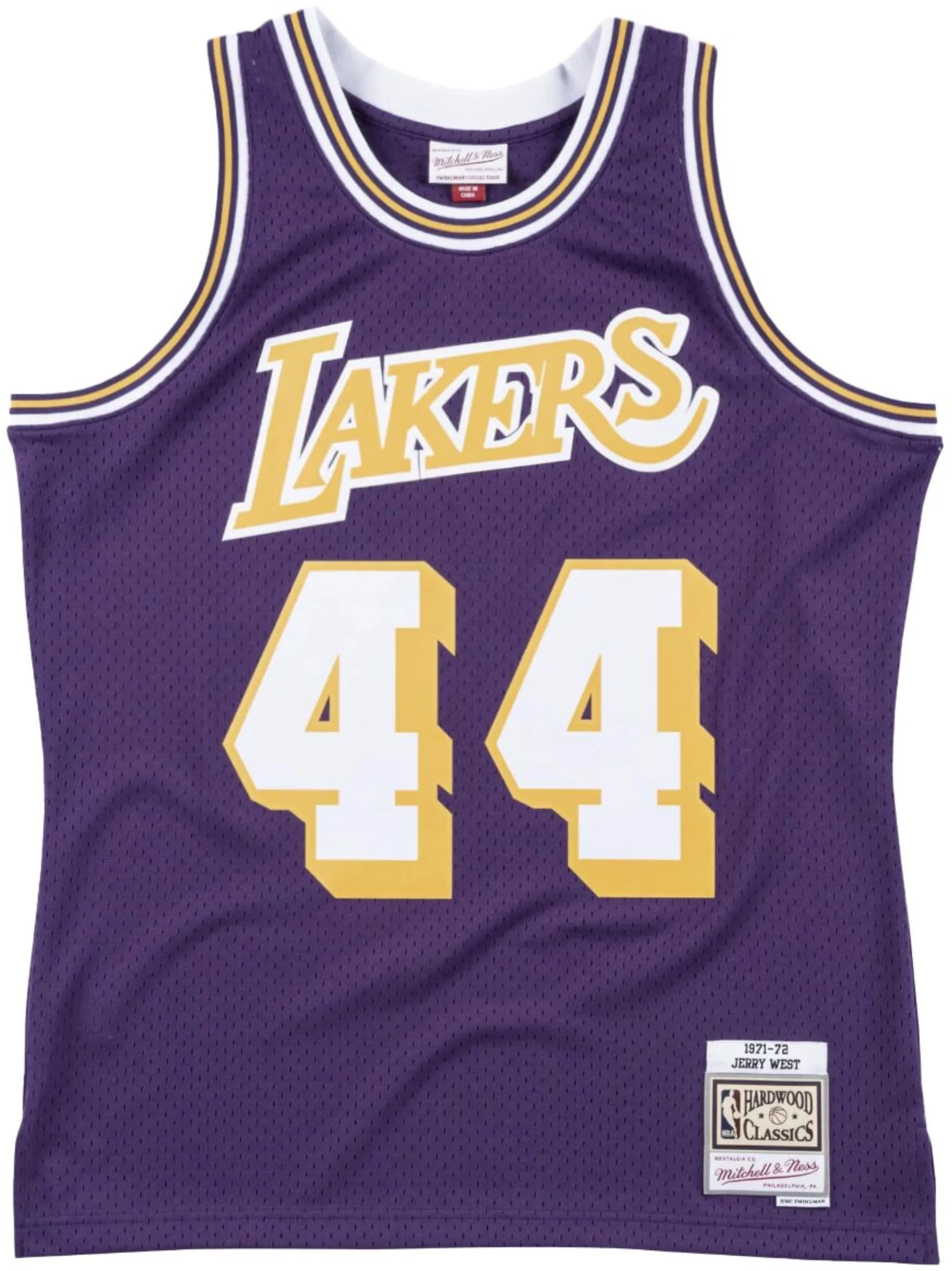 

Топ NBA Lakers 71-72 Jerry West Swingman Mitchell & Ness, фиолетовый