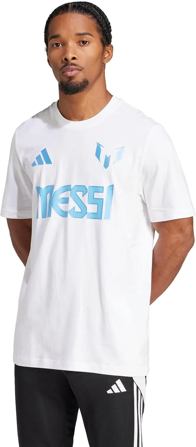 Футболка футбольная adidas Messi, белый