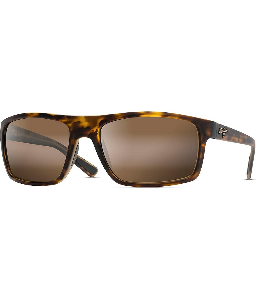 

Зеркальные солнцезащитные очки Maui Jim Byron Bay с запахом PolarizedPlus2, 62 мм, коричневый