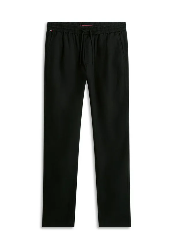 Брюки-Чиносы harlem с зауженными штанинами из льняной смеси Tommy Hilfiger, Black — фото 4