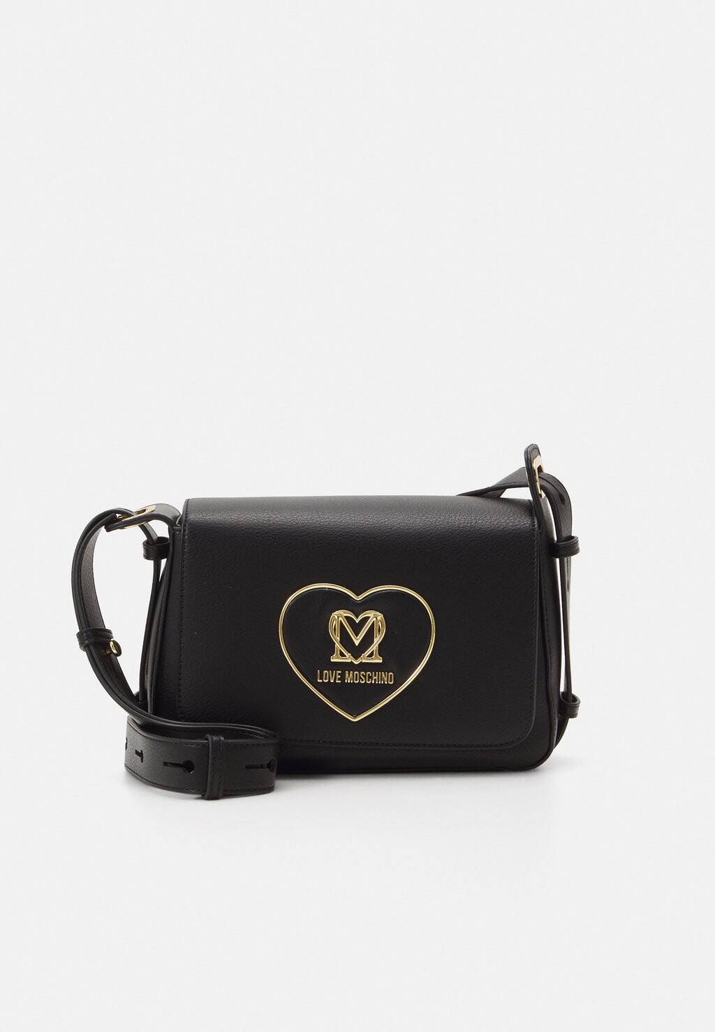 

Сумка через плечо HEART PLAQUE Love Moschino, черный