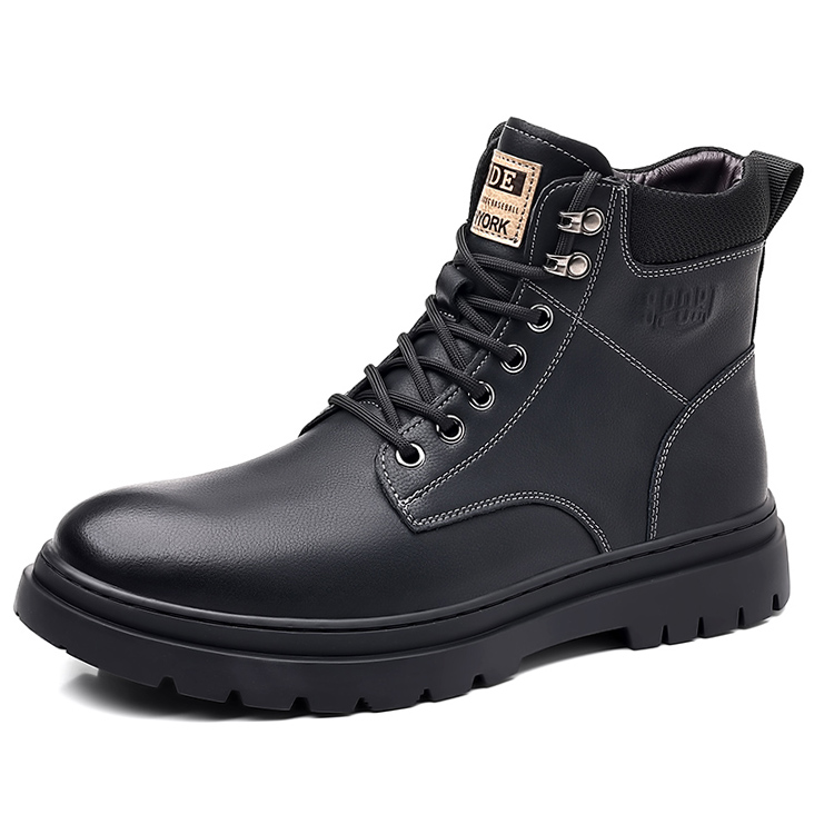 

YEDANI Мужские утепленные ботинки Martin Boots черно-коричневые, цвет Black Insulated Shoes