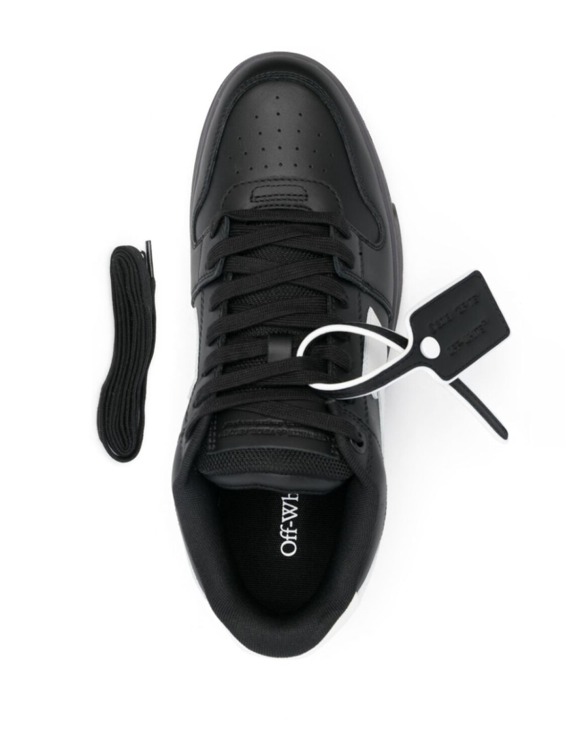 Кроссовки Off-White Out Of Office Zip Tie, черный/белый — фото 4