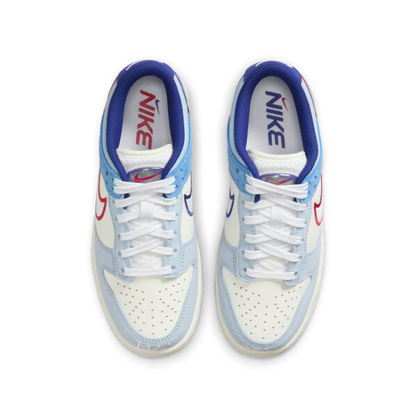 Кроссовки dunk low 'armory blue red mesh' Nike, мультиколор — фото 4