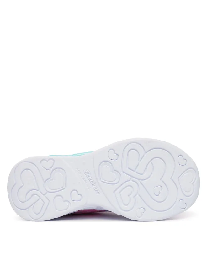 Skechers Кроссовки Infinite Heart Lights 303261L/PKMT розовые — фото 4