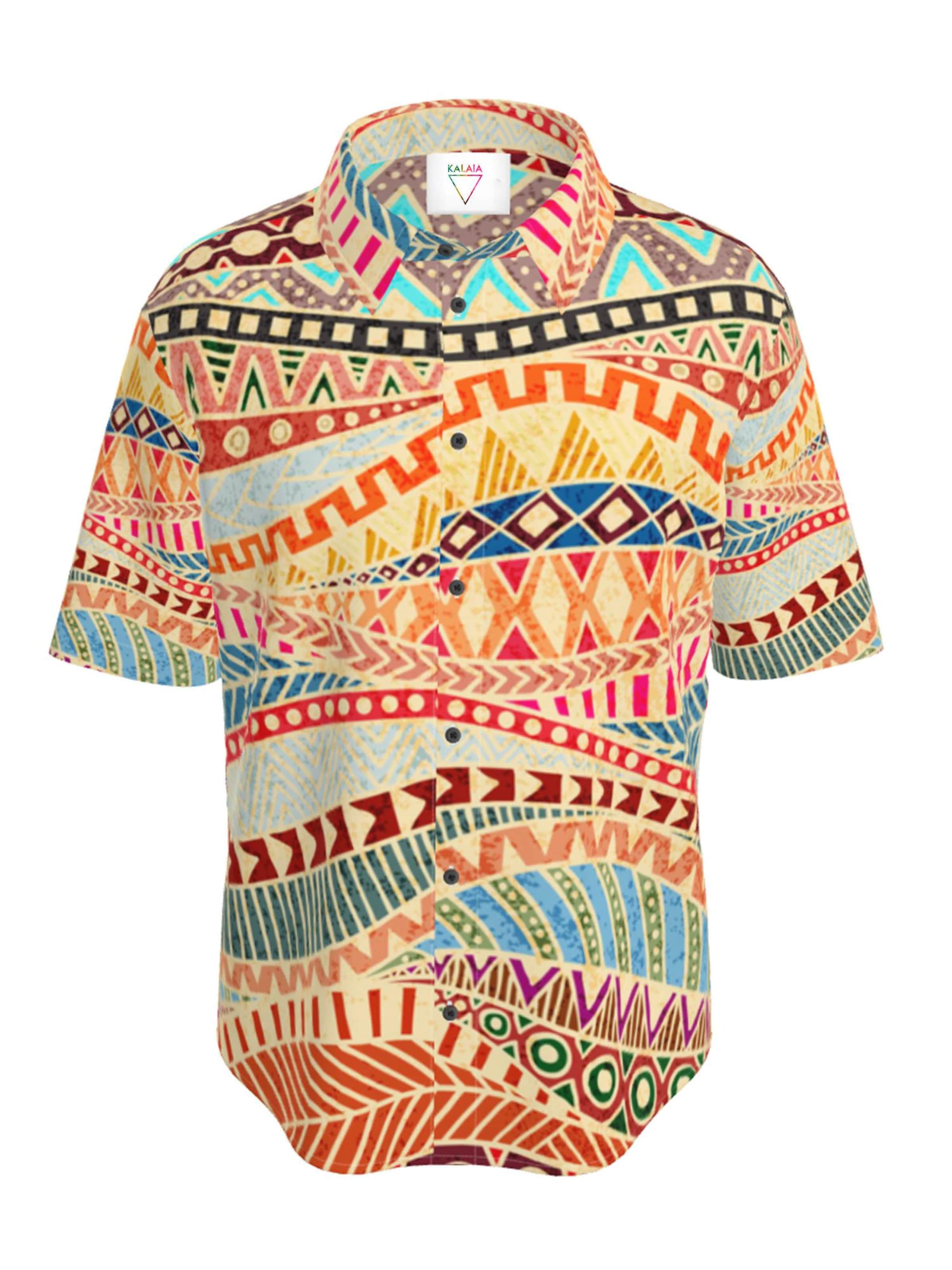 

Kalaia Рубашка на пуговицах Regular fit в оранжево-красном цвете