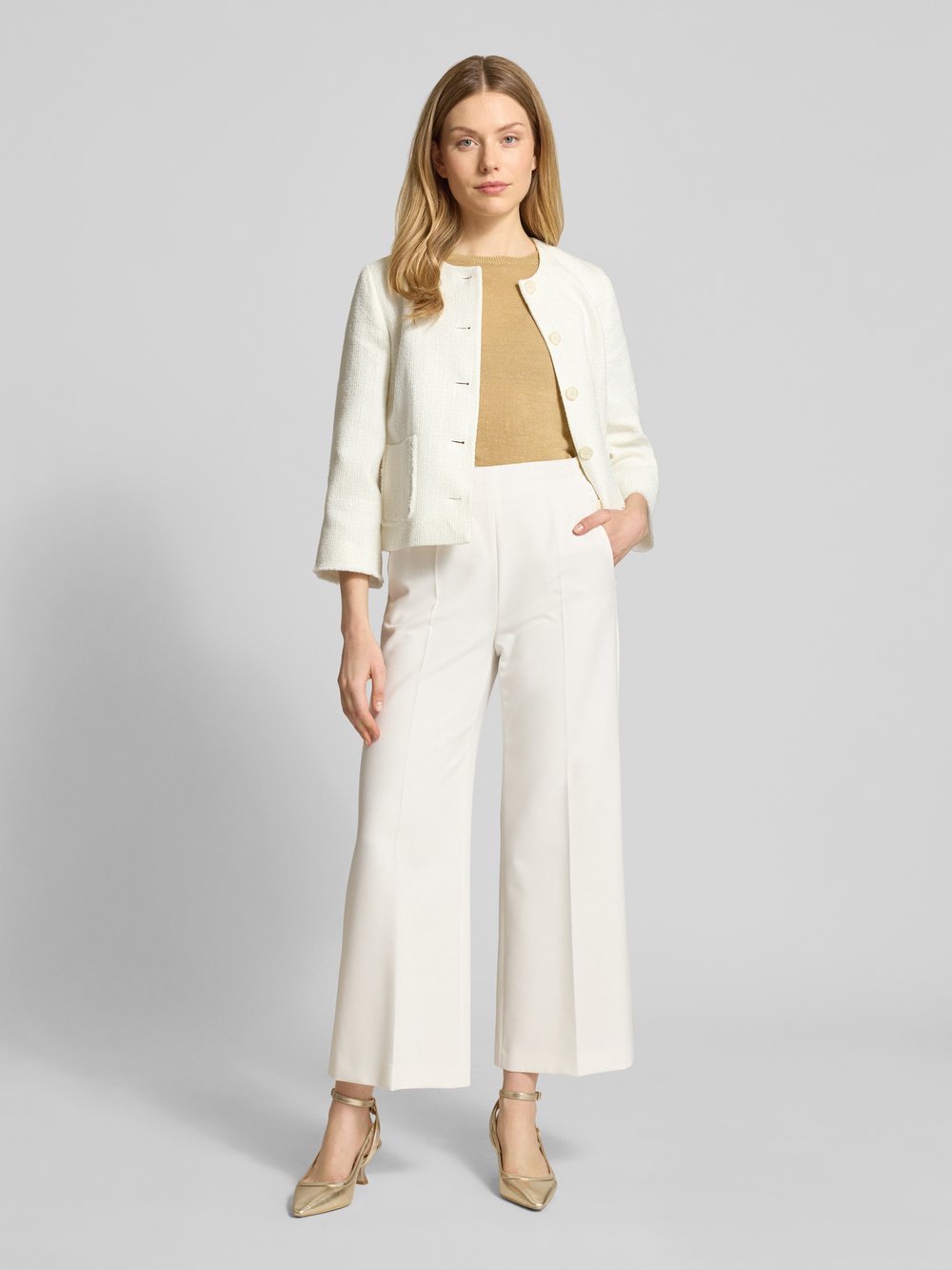 

Блейзер из ткани букле, модель «Jovanna» JOOP!, кремовый