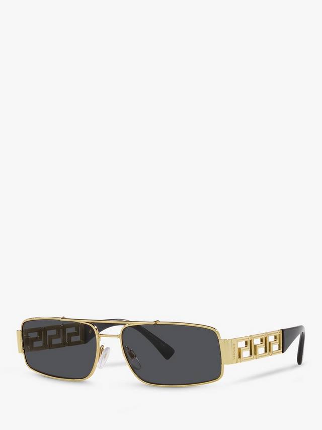 

Мужские прямоугольные солнцезащитные очки ve2257 Versace, золотой