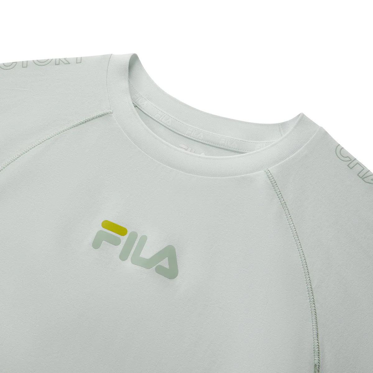 FILA KIDS Футболка с коротким рукавом PERFORMANCE FPF Dusty Smoke Blue для детей — фото 4