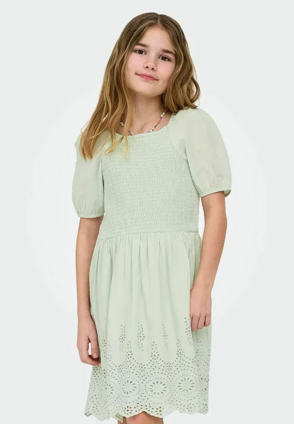 Платье kogbondi kurzes kleid day dress Only Girls, зеленый