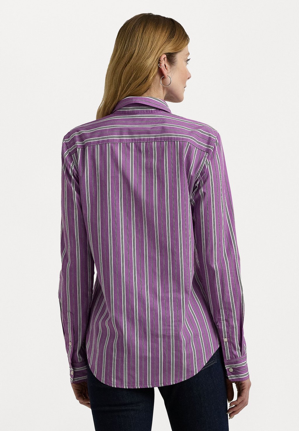 

Блузка на пуговицах CLASSIC FIT STRIPED BROADCLOTH SHIRT Lauren Ralph Lauren, белый